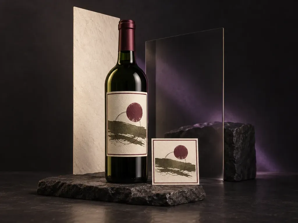 Wine Bottle Mockup Generator