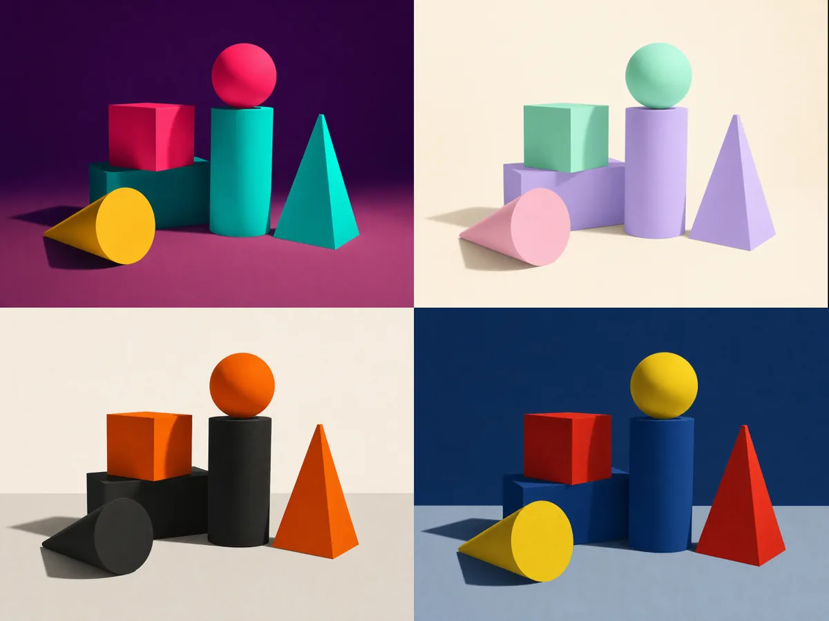 AI Illustration Color Variants